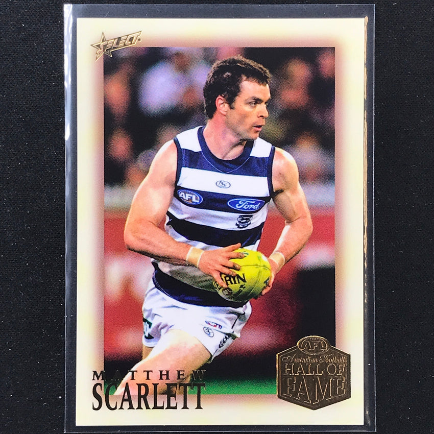 2023 Legacy Afl Matthew Scarlett Hall Of Fame Inductees Limited Edition 209/290