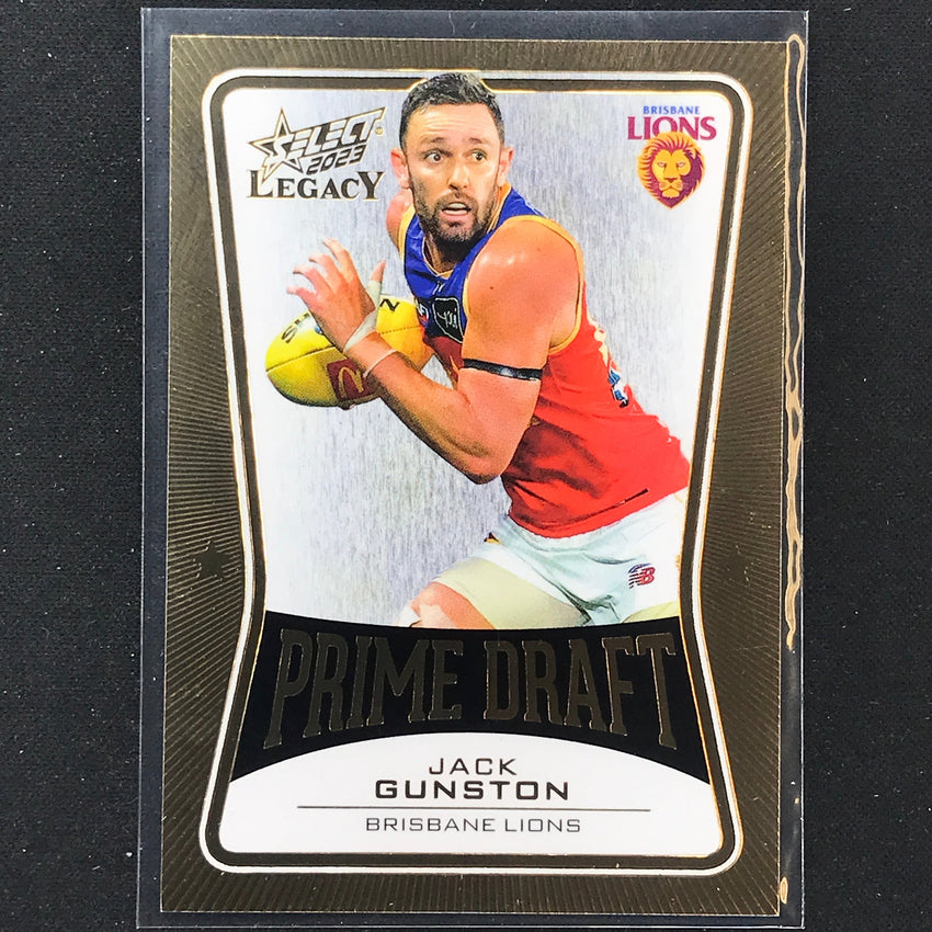 2023 Legacy Afl Jack Gunston Prime Draft 34/100