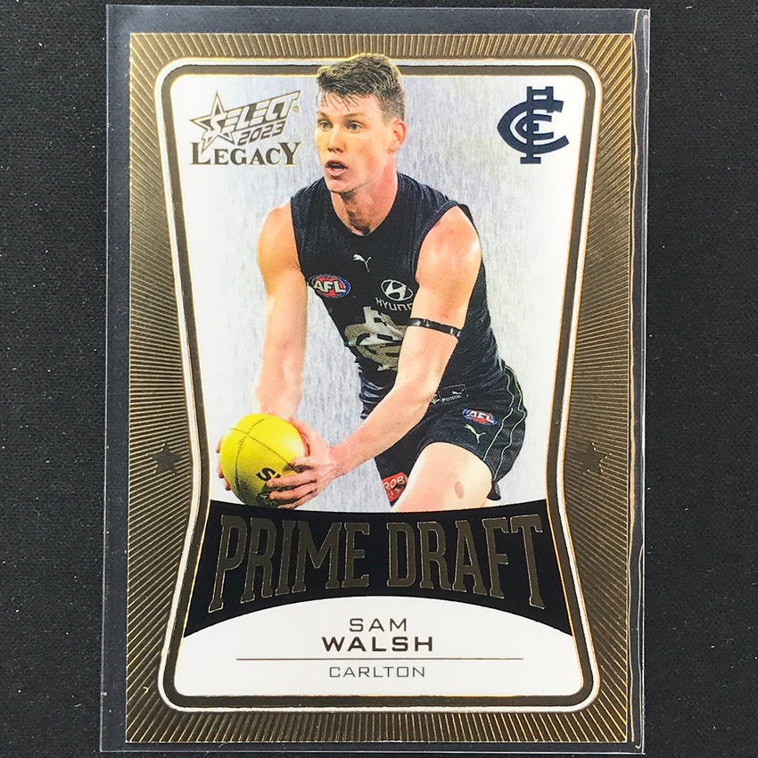 2023 Legacy Afl Sam Walsh Prime Draft 82/100