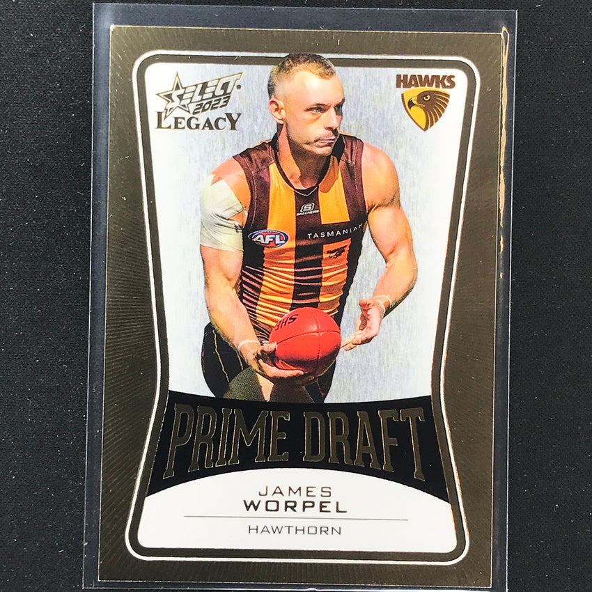 2023 Legacy Afl James Worpel Prime Draft 40/100