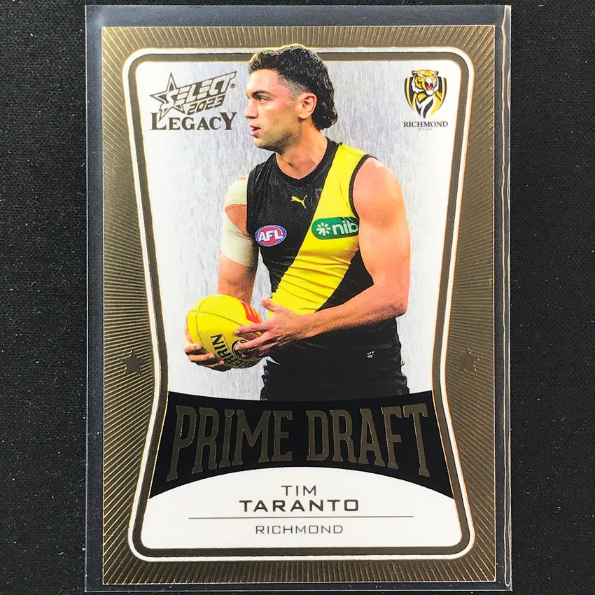 2023 Legacy Afl Tim Taranto Prime Draft 009/100