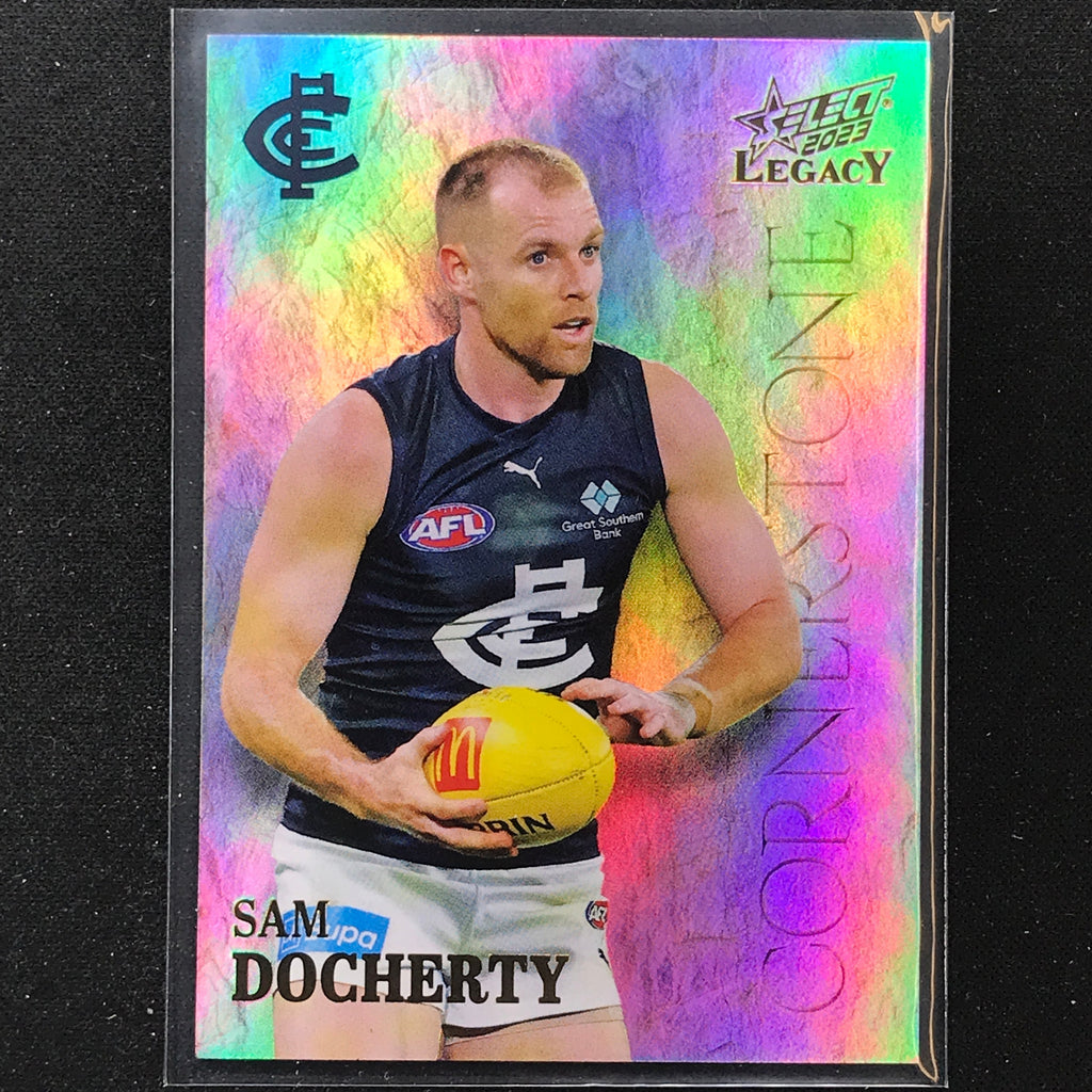 2023 Legacy Afl Sam Docherty Cornerstone 69/85 – Cherry Collectables
