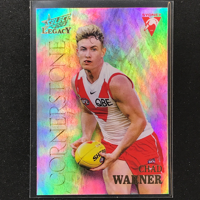 2023 Legacy Afl Chad Warner Cornerstone 17/85