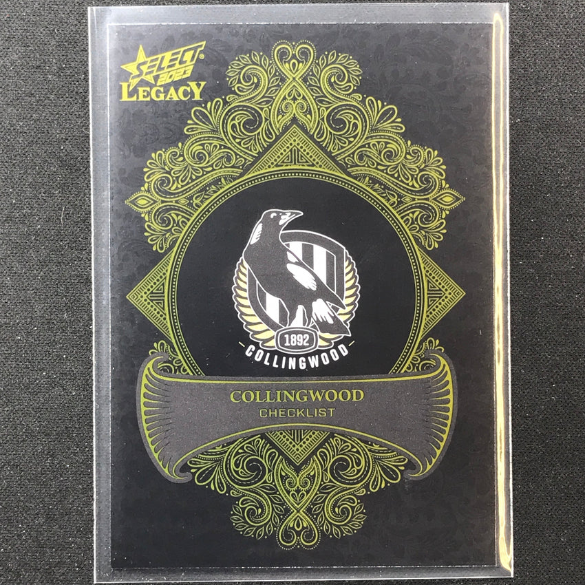 2023 Legacy Afl Collingwood Magpies Checklist Logo Legacy Plus 221/425