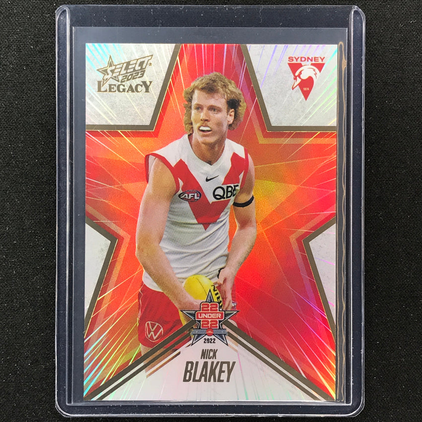 2023 Legacy Afl Nick Blakey 2022 22 Under 22 11/195