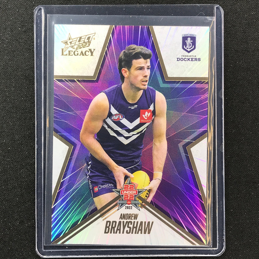 2023 Legacy Afl Andrew Brayshaw 2022 22 Under 22 135/195