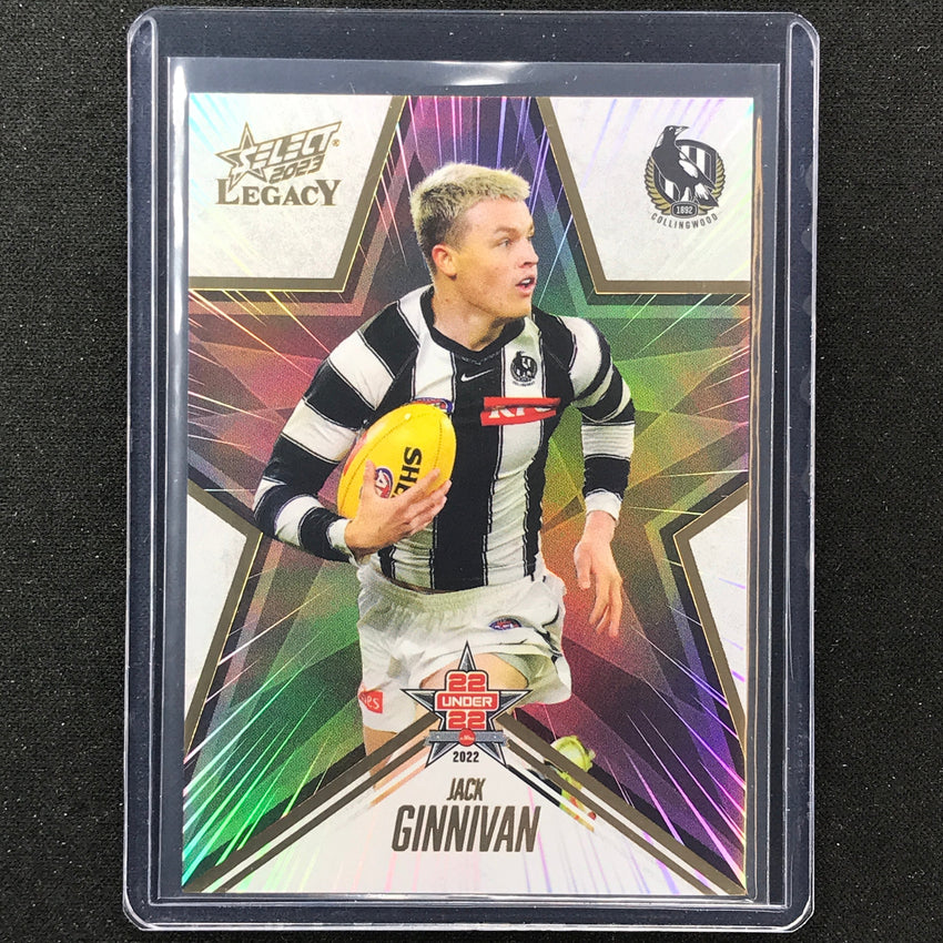 2023 Legacy Afl Jack Ginnivan 2022 22 Under 22 39/195