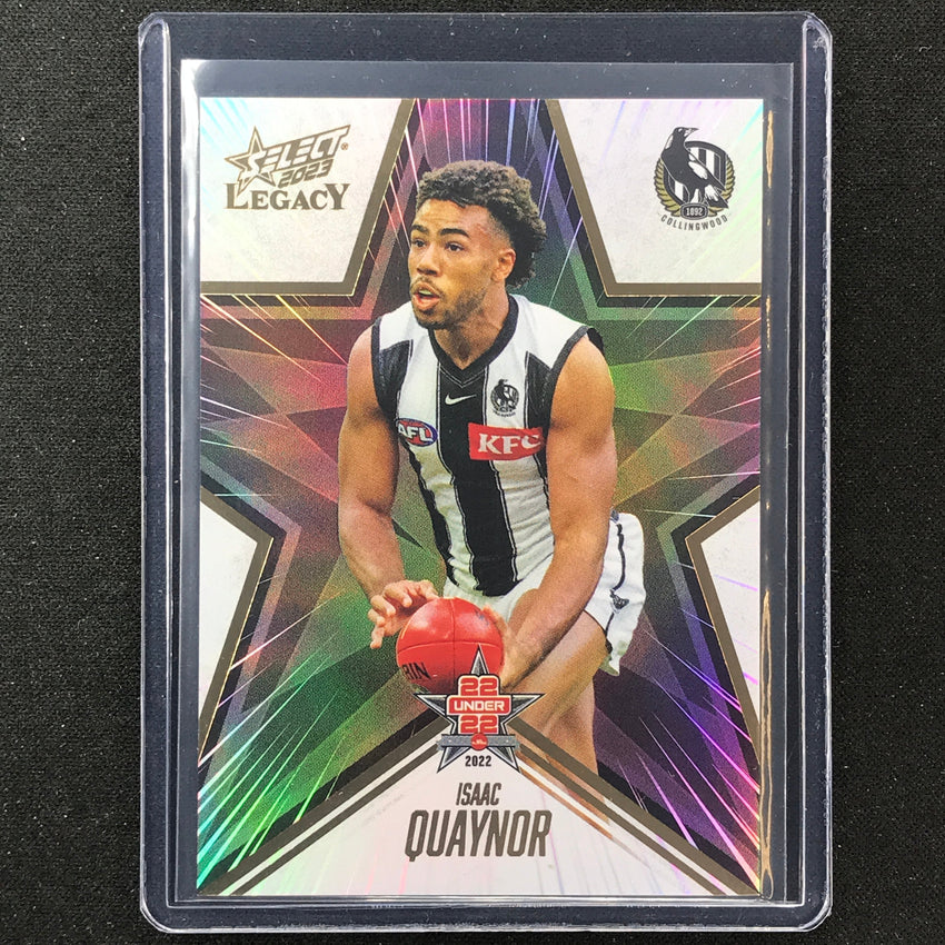2023 Legacy Afl Isaac Quaynor 2022 22 Under 22 43/195