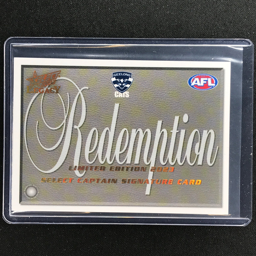 2023 Legacy Afl Geelong Patrick Dangerfield Captain Signature Redemption 56/60