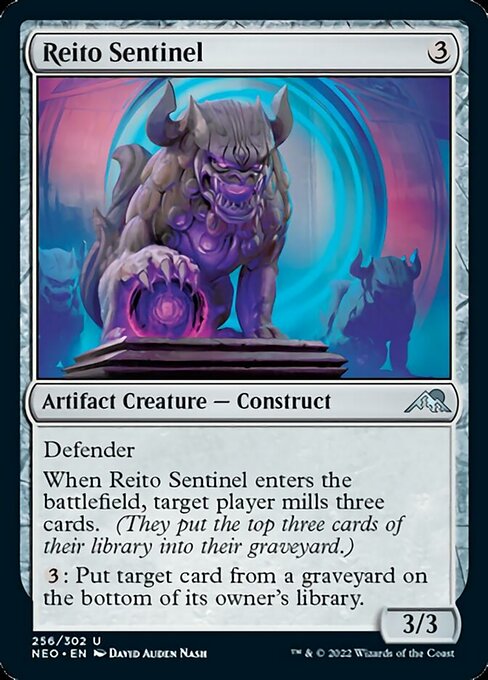 Reito Sentinel 256/302 -  Kamigawa Neon Dynasty UNCLE