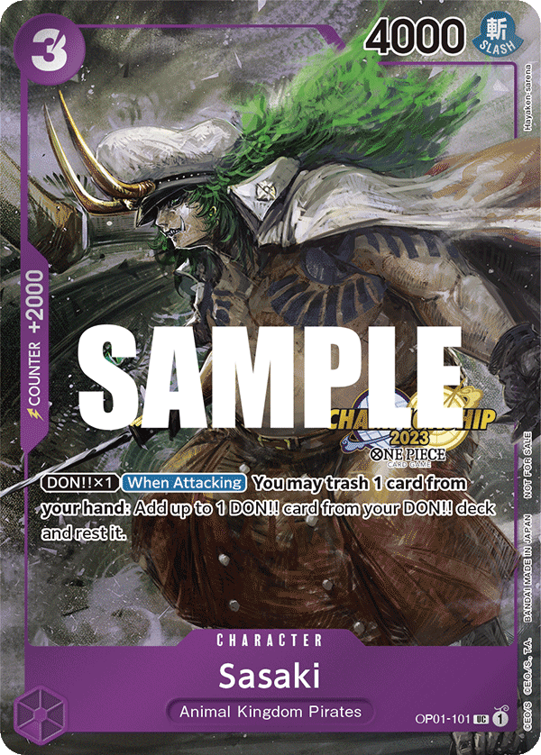 Sasaki - OP01-101 UC - Championship 2023 Event Pack Promo