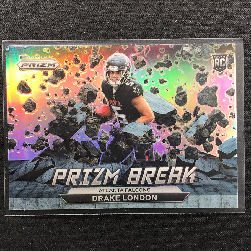 2022 Prizm DRAKE LONDON Prizm Break Rookie Silver Prizm #7