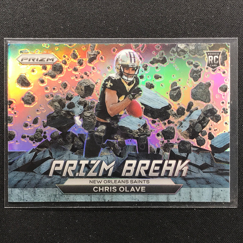 2022 Prizm CHRIS OLAVE Prizm Break Rookie Silver Prizm #10