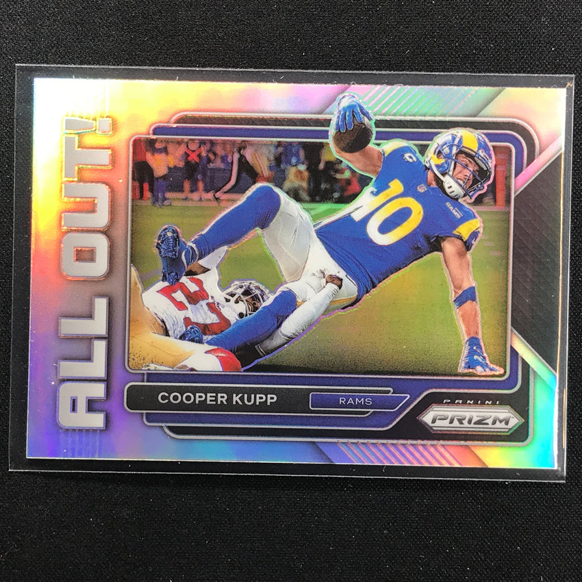 2022 Prizm Cooper Kupp All Out Silver Prizm No 5