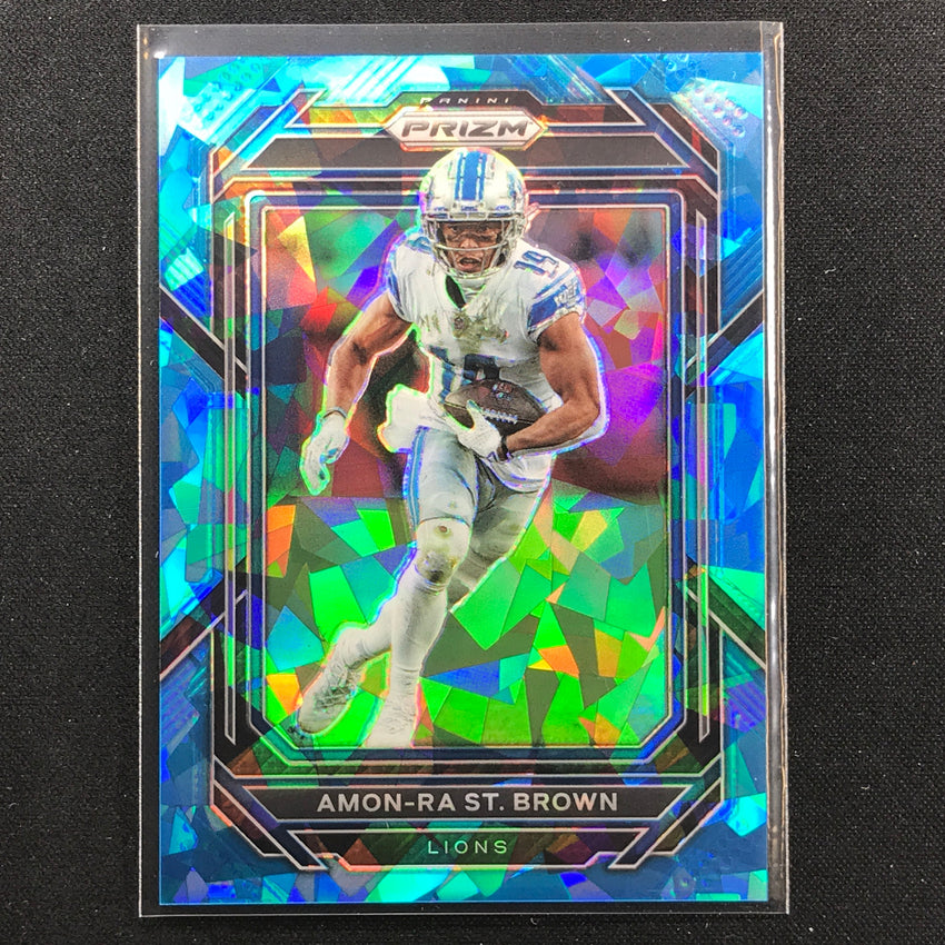 2022 Prizm Amon-ra St. Brown Blue Ice 13/99
