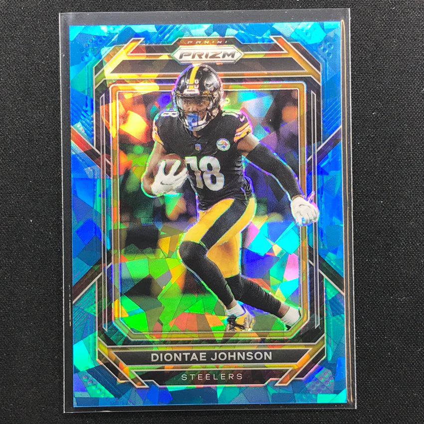 2022 Prizm Diontae Johnson Blue Ice 12/99