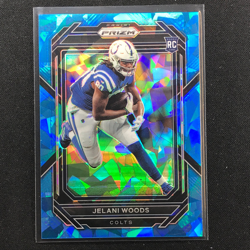 2022 Prizm Jelani Woods Rookie Blue Ice 8/99