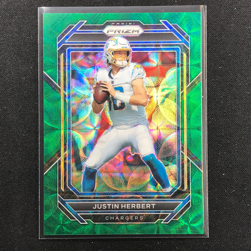 2022 Prizm Justin Herbert Green Scope 58/75