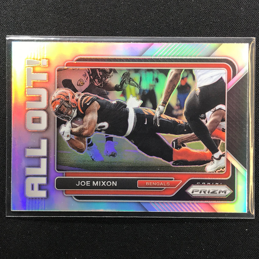 2022 Prizm Joe Mixon All Out Silver Prizm No 13