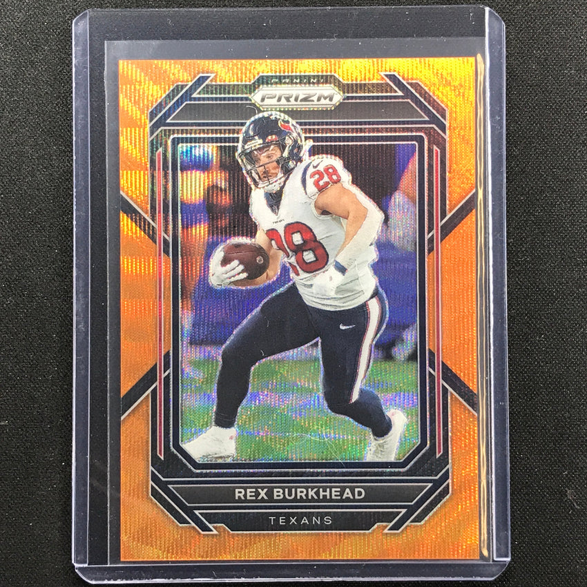 2022 Prizm Rex Burkhead Orange Wave 47/60