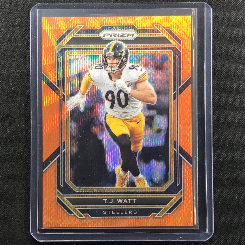 2022 Prizm T.j. Watt Orange Wave 40/60