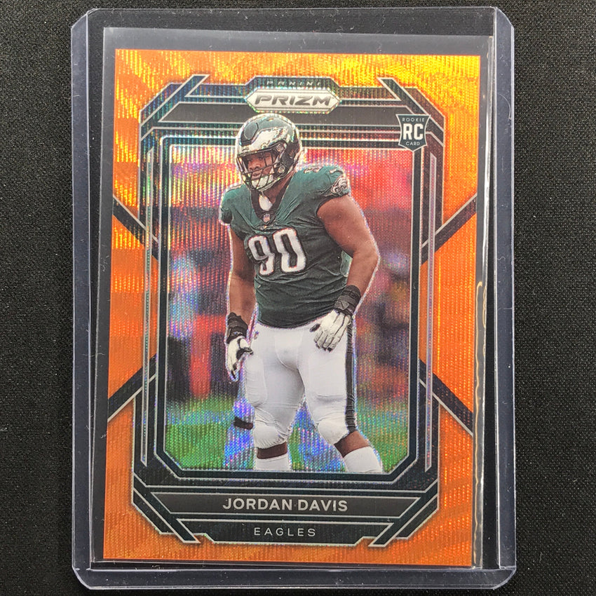 2022 Prizm Jordan Davis Rookie Orange Wave 7/60