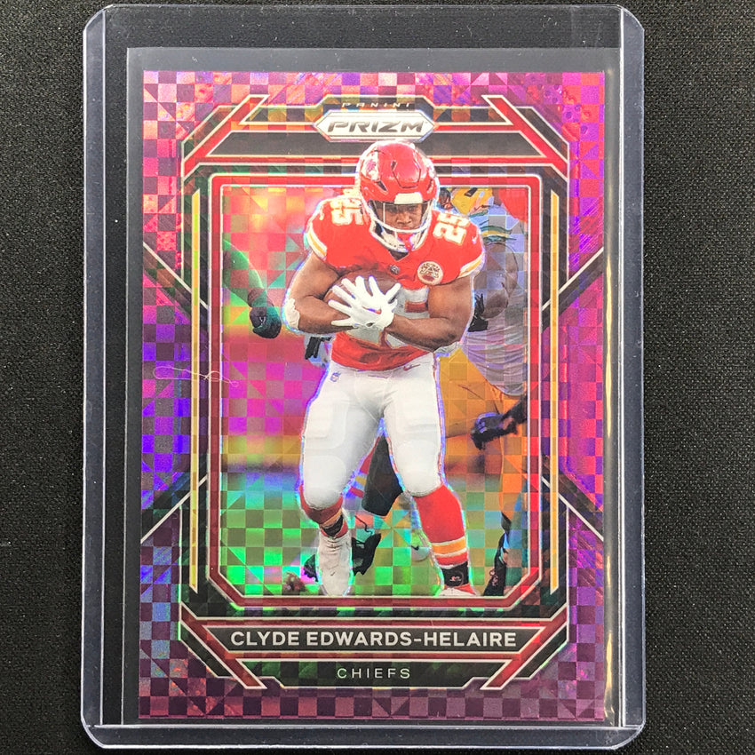 2022 Prizm Clyde Edwards-helaire Purple Power 24/49