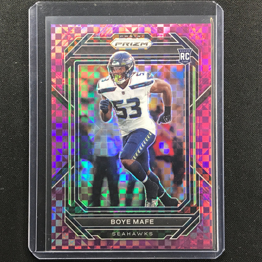 2022 Prizm Boye Mafe Rookie Purple Power 13/49