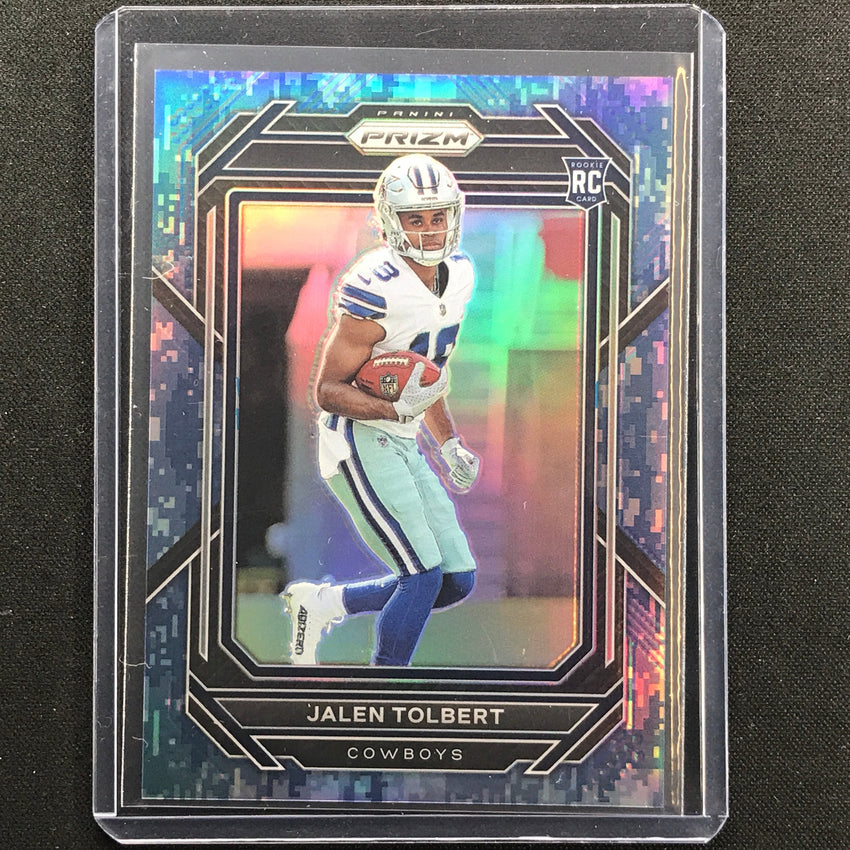 2022 Prizm Jalen Tolbert Rookie Navy Camo 10/25