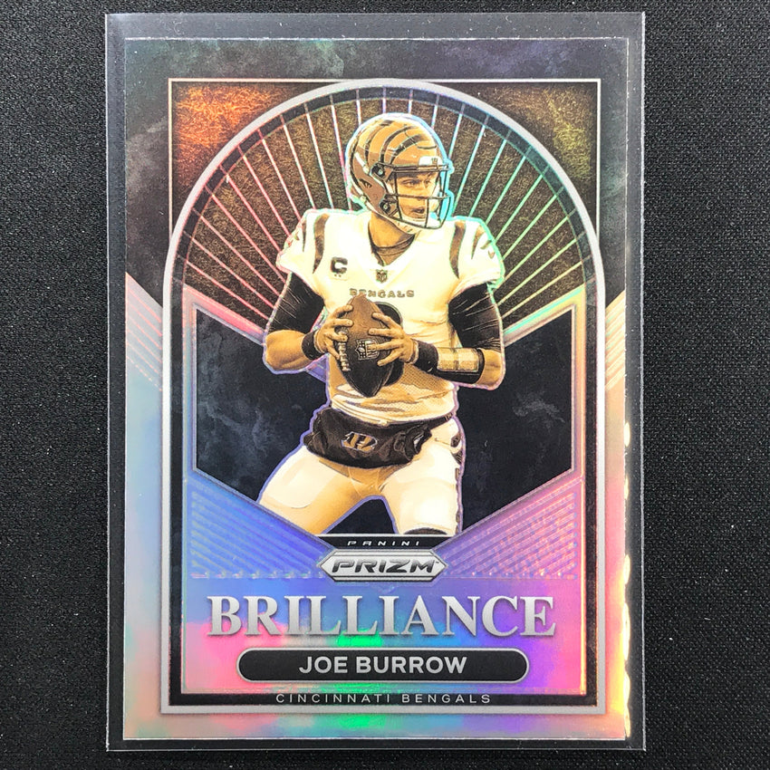 2022 Prizm Joe Burrow Brilliance Silver Prizm No 2