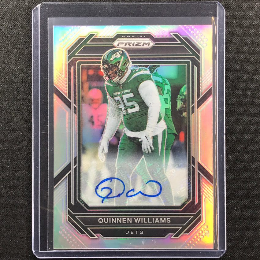 2022 Prizm Quinnen Williams Auto Silver Prizm No 230