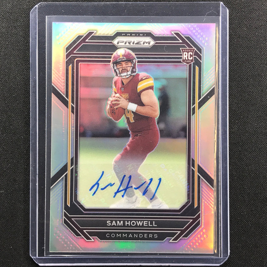 2022 Prizm Sam Howell Rookie Auto Silver Prizm No 306