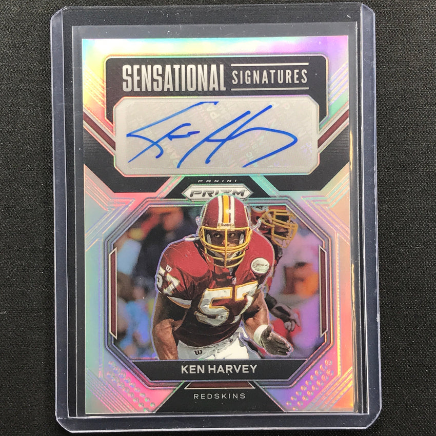 2022 Prizm Ken Harvey Sensational Signatures Auto Silver Prizm 98/149