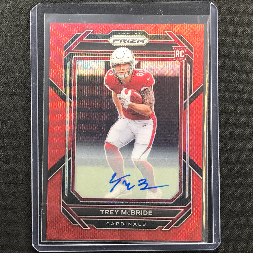 2022 Prizm Trey Mcbride Rookie Auto Red Wave 126/149