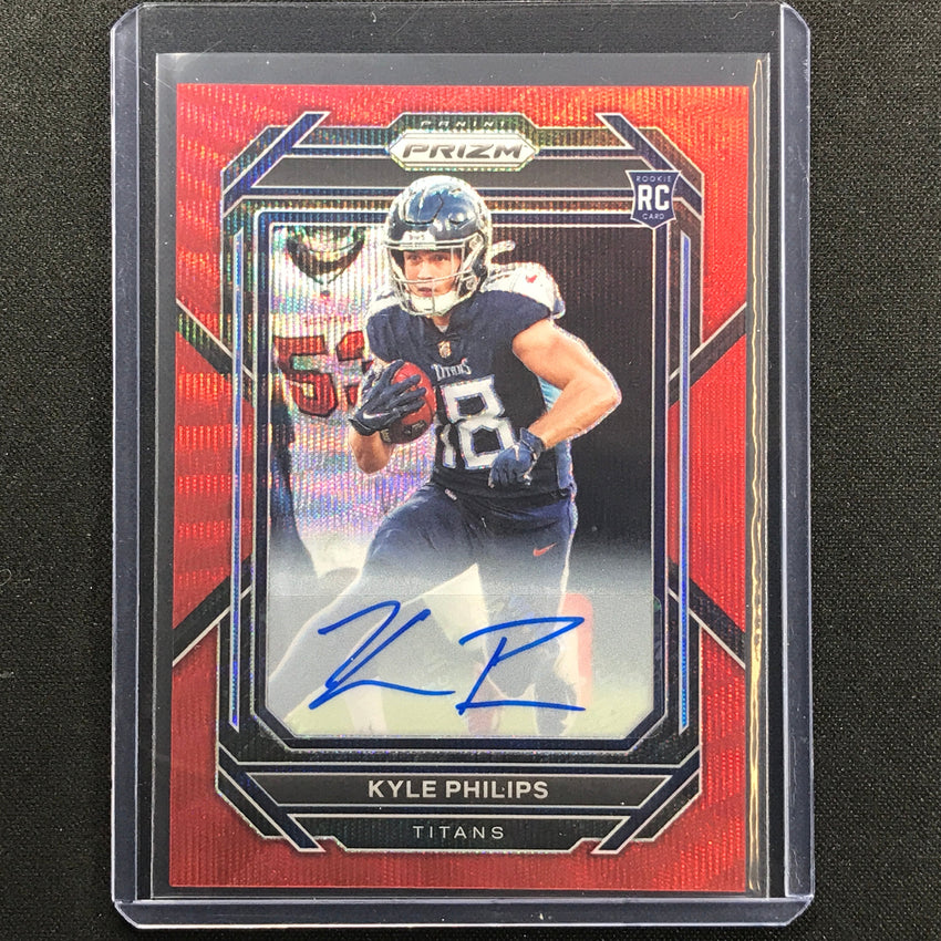 2022 Prizm Kyle Philips Rookie Auto Red Wave 60/149