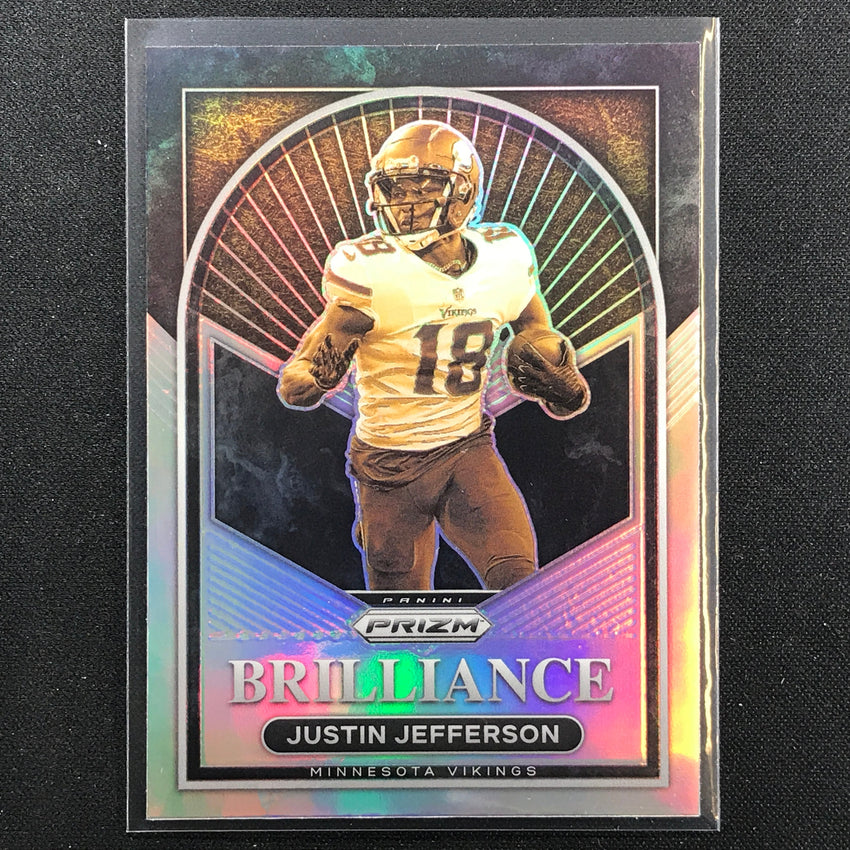 2022 Prizm JUSTIN JEFFERSON Brilliance Silver Prizm #10
