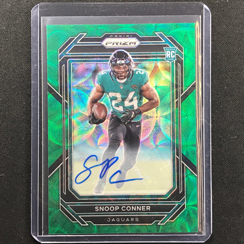 2022 Prizm Snoop Conner Rookie Auto Green Scope 8/75
