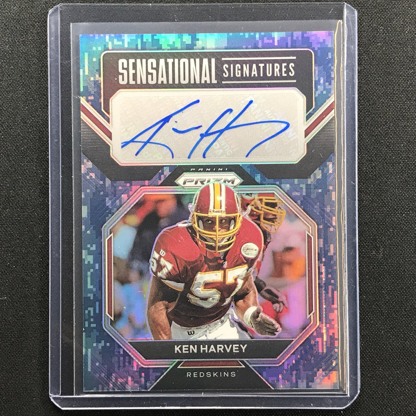 2022 Prizm Ken Harvey Sensational Signatures Auto Navy Camo 9/25