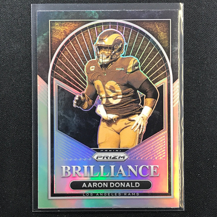 2022 Prizm AARON DONALD Brilliance Silver Prizm #20