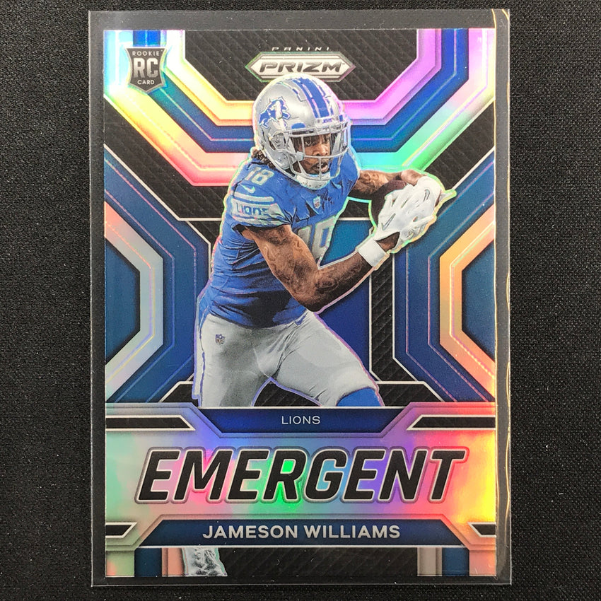 2022 Prizm JAMESON WILLIAMS Emergent Rookie Silver Prizm #9
