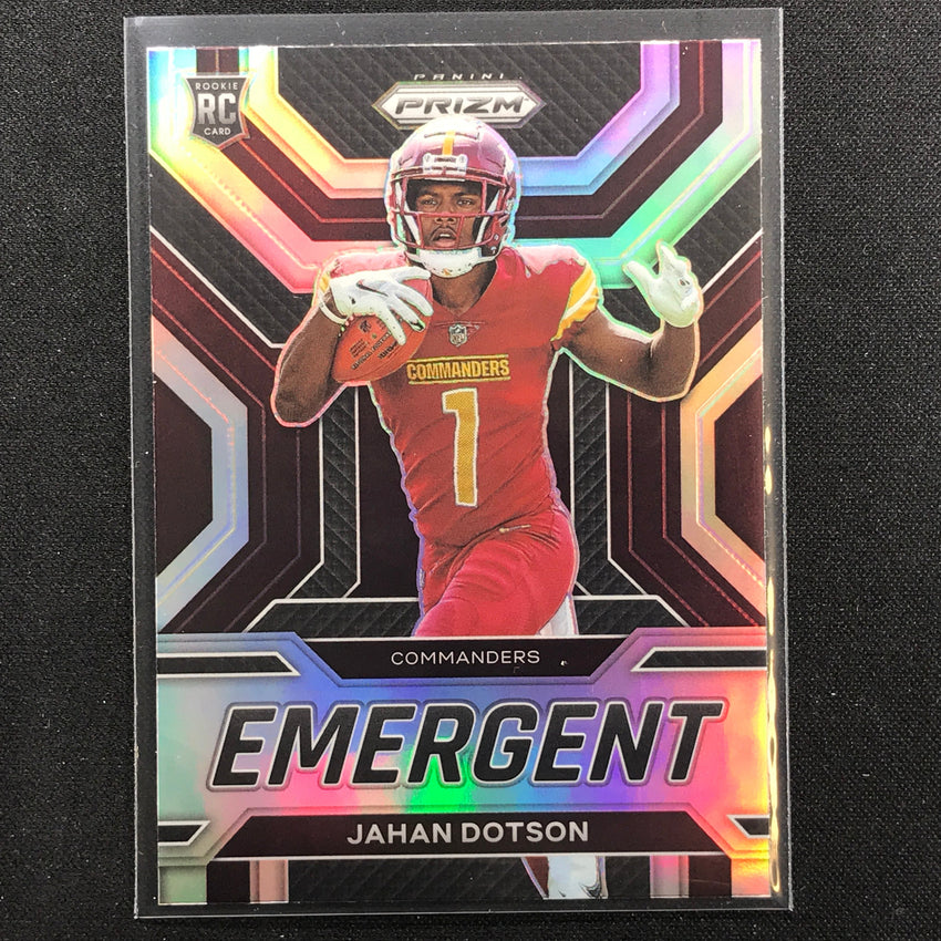 2022 Prizm JAHAN DOTSON Emergent Rookie Silver Prizm #10
