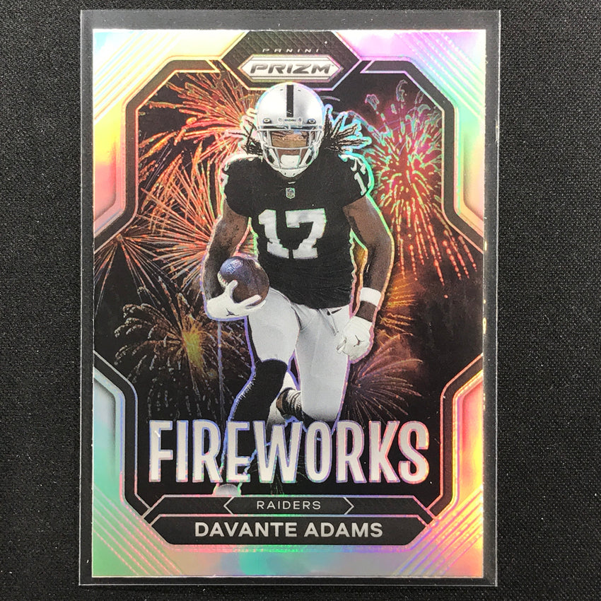 2022 Prizm DAVANTE ADAMS Fireworks Silver Prizm #16