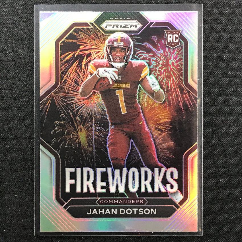 2022 Prizm JAHAN DOTSON Fireworks Rookie Silver Prizm #23