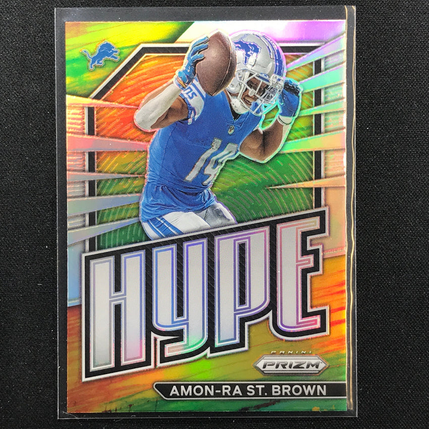 2022 Prizm Amon-ra St. Brown Hype Silver Prizm No 13