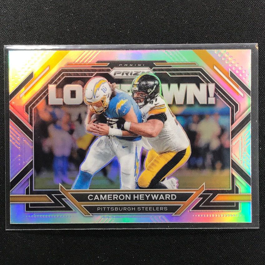 2022 Prizm Cameron Heyward Lockdown Silver Prizm No 9