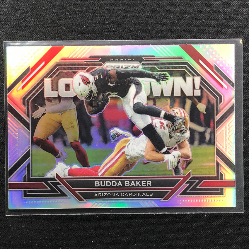 2022 Prizm Budda Baker Lockdown Silver Prizm No 10