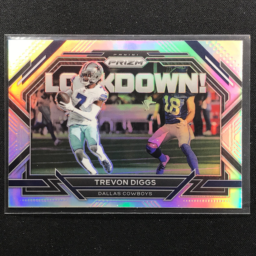 2022 Prizm Trevon Diggs Lockdown Silver Prizm No 18