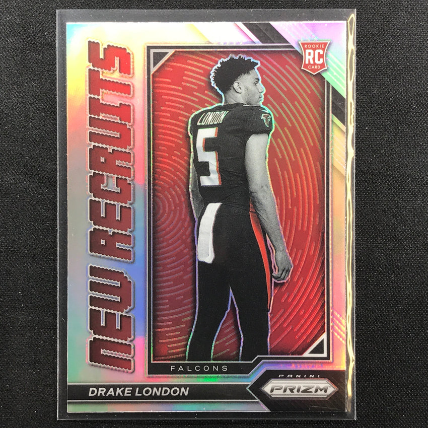 2022 Prizm DRAKE LONDON New Recruits Rookie Silver Prizm #4