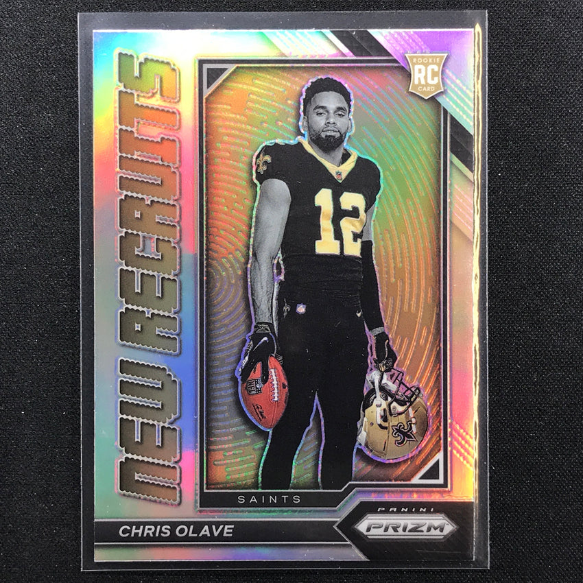 2022 Prizm Chris Olave New Recruits Rookie Silver Prizm No 6