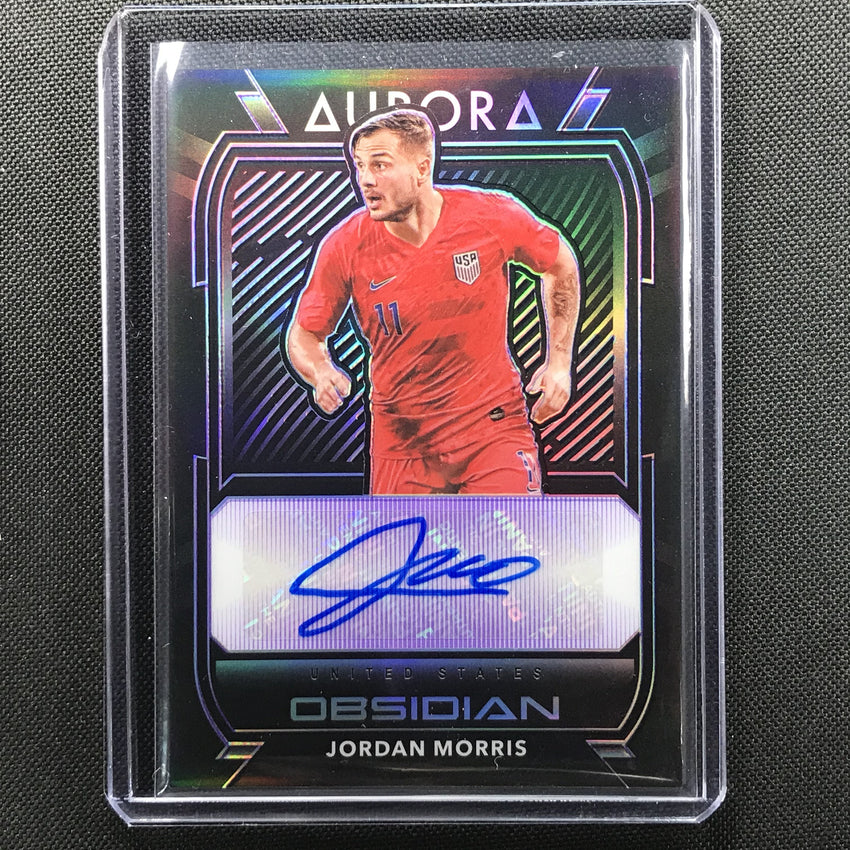2020-21 Obsidian JORDAN MORRIS Aurora Auto Purple 53/75